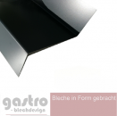 Z-Profil aus Stahl verzinkt RAL7016 beschichtet 0,75 mm stark anthrazitgrau